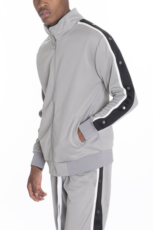 Buzo y Chaqueta Color Gris